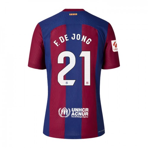 Dresovi FC Barcelona Frenkie de Jong 21 Domaći 2023-24 - Kratki Rukavima Dresovi FC Barcelona Frenkie de Jong 21 Domaći 2023-24 - Kratki Rukavima